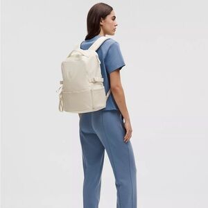 Lululemon New Crew Backpack 22L Updated- Light Ivory